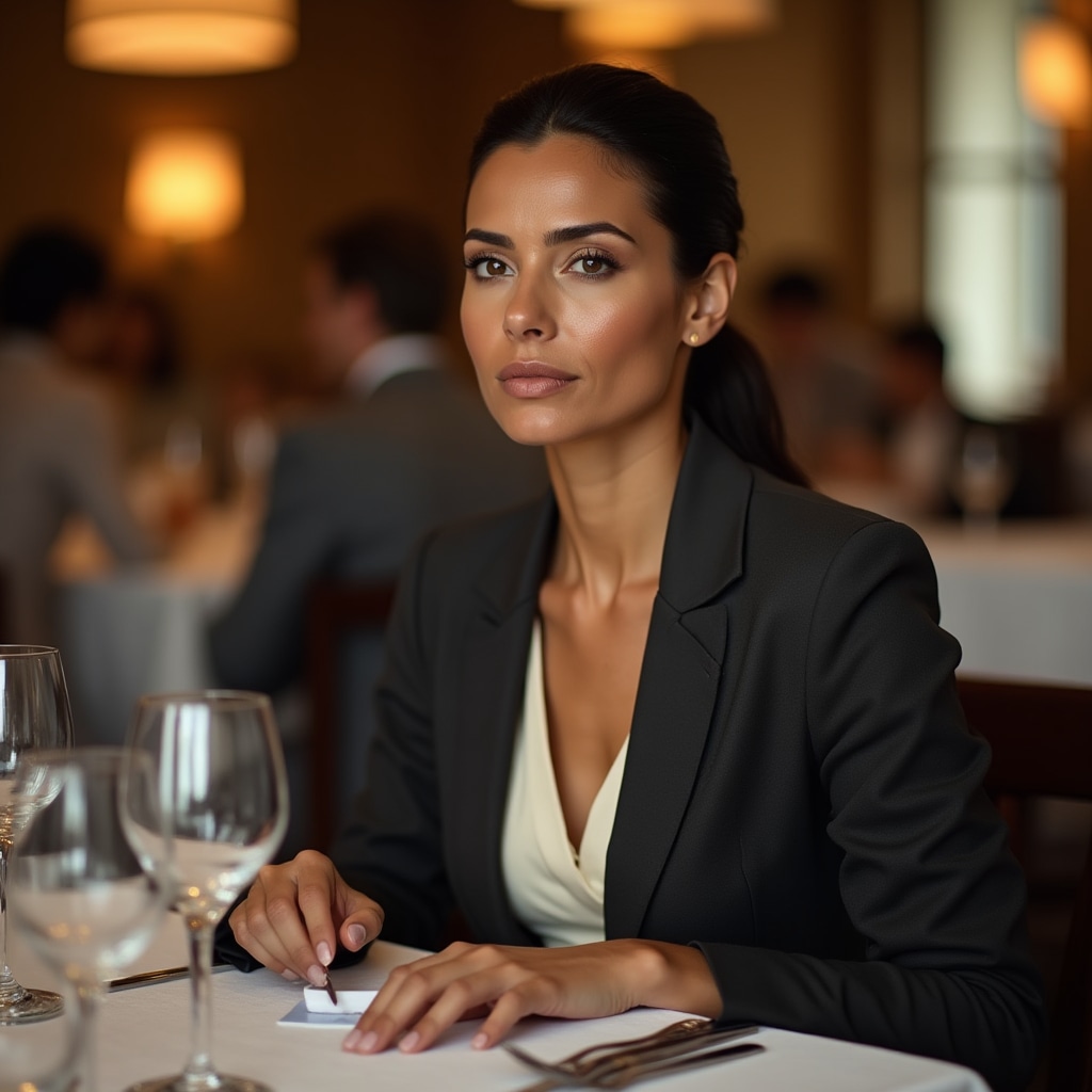 Mystery client che osserva il servizio in un ristorante elegante